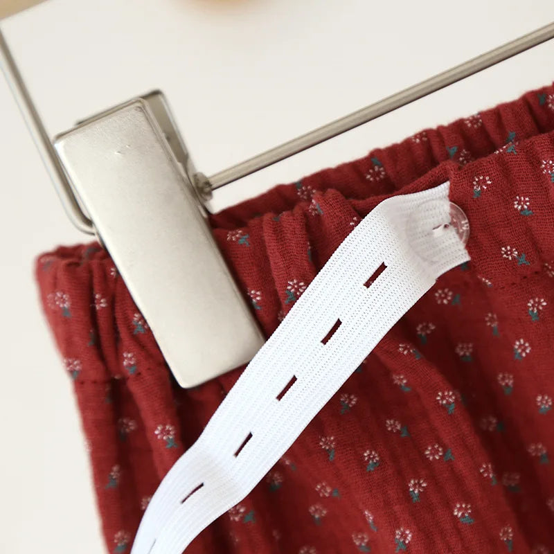 Bow-Detail Cotton Set