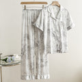 Conjunto de pijama corto gris