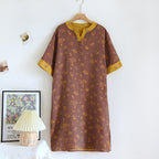 Natural Floral Cotton Nightdress