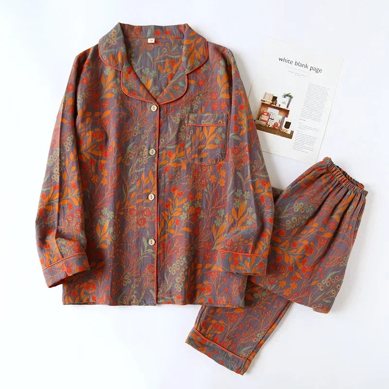 Conjunto de pijama vintage