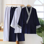 Comfortable Cotton Kimono Set