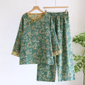 Green Floral Casual Set