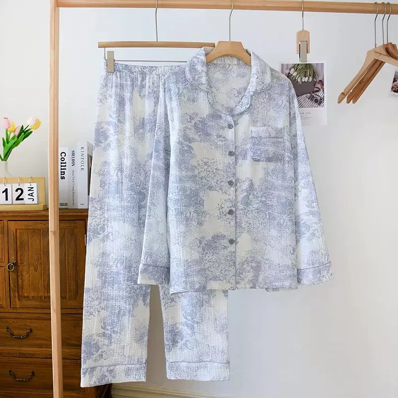 Conjunto de pijama de mezclilla de lujo