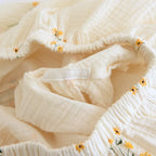 Conjunto de kimono de crepé de primavera