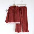 Bow-Detail Cotton Set