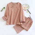 Conjunto de pijama retro transpirable