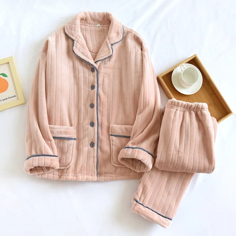 Plush Luxury Coral Fleece Set