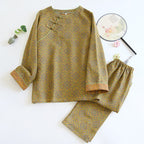 Conjunto de pijama retro transpirable