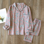 Vintage Cotton Butterfly Pajama Set