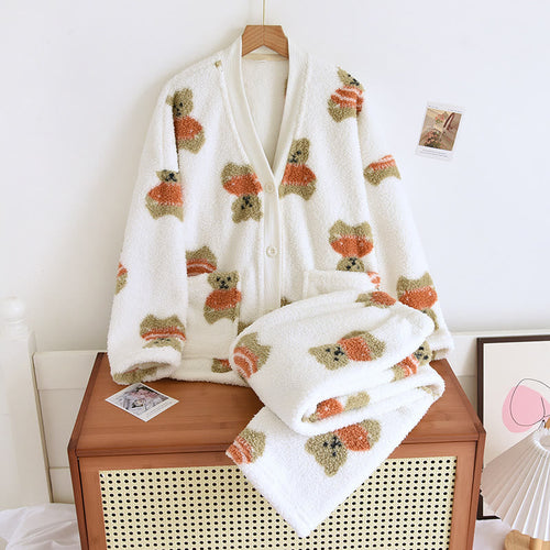 Cute Bear Soft Pajama Set