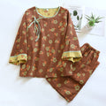 Conjunto de pijama tipo kimono