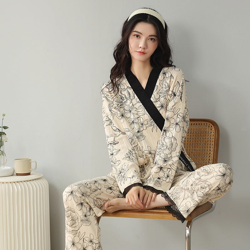 Floral Lace Pajama Set