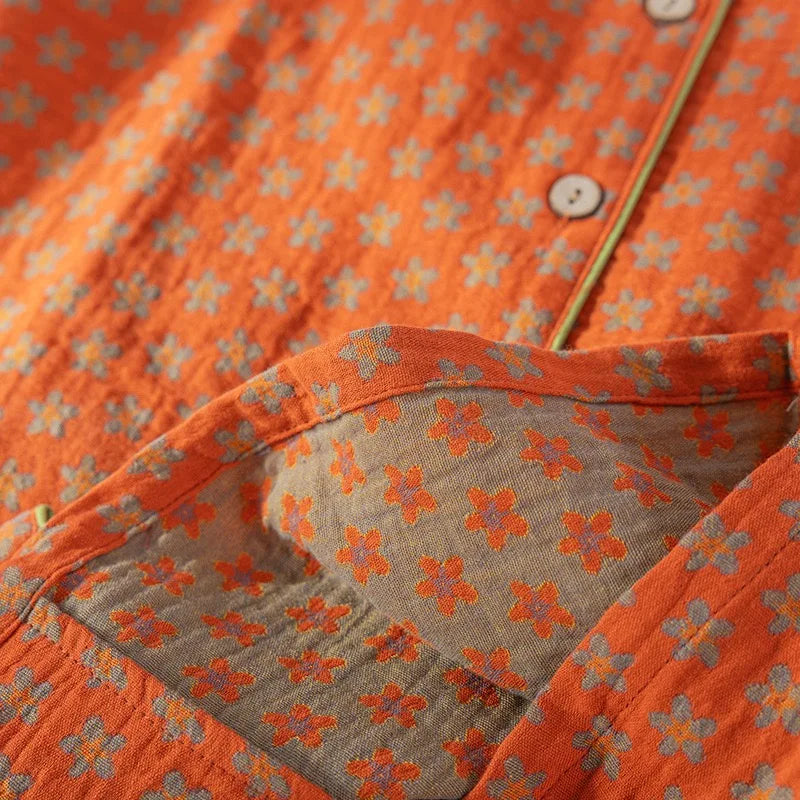 Conjunto de pijama largo de color sólido