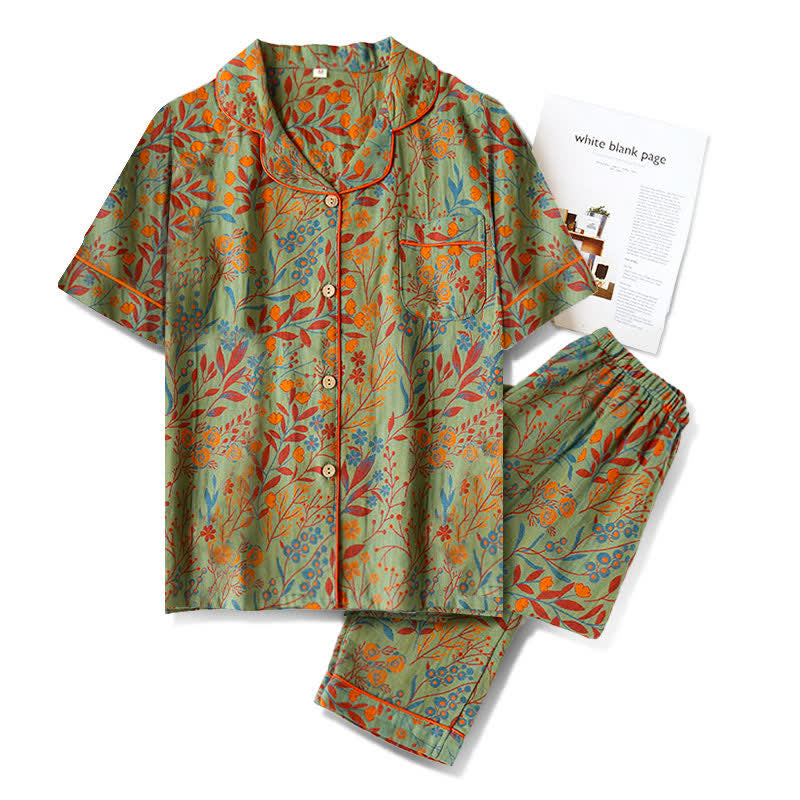 Conjunto de pijama de manga corta