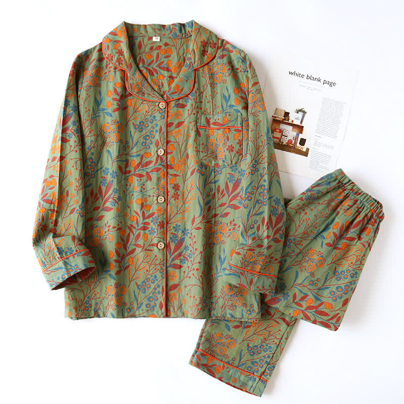 Conjunto de pijama vintage