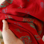 Conjunto de patrones étnicos rojos