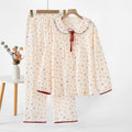 Conjunto de pijama suave con detalle de lazo