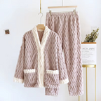Conjunto de pijama de felpa estilo nube