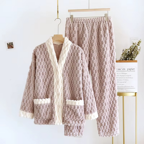 Conjunto de pijama de felpa estilo nube