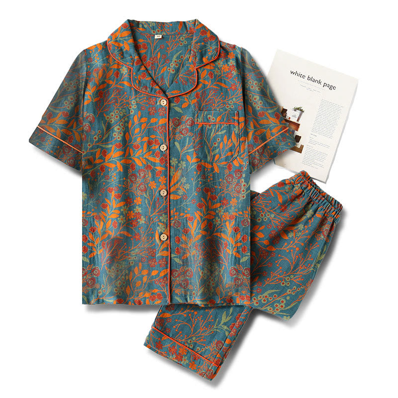 Conjunto de pijama de manga corta