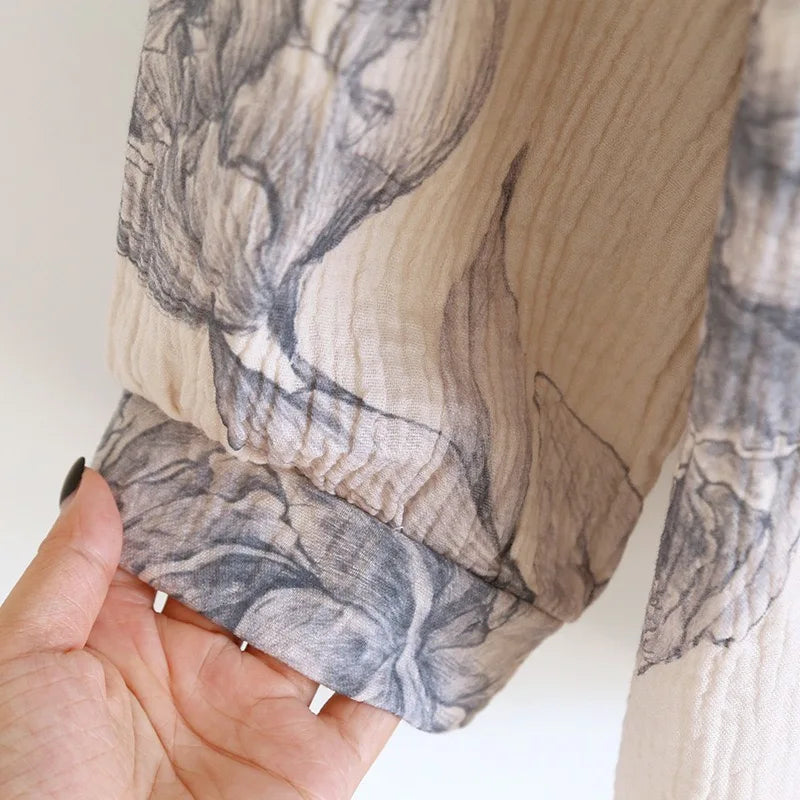Kyoto Butterfly Cotton Kimono Set
