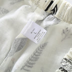Conjunto de pijama de algodón con diseño de cebra