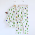 Conjunto de kimono de algodón con estampado de osos