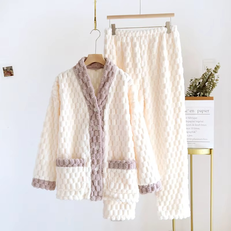 Conjunto de pijama de felpa estilo nube