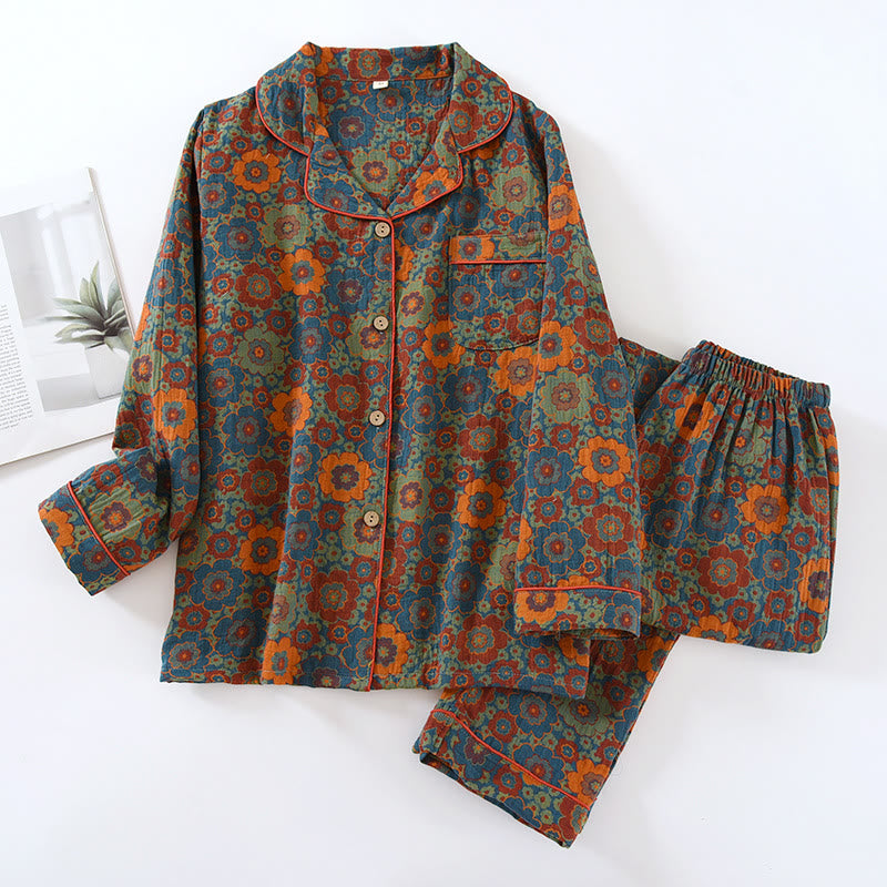 Moonflower Cotton Loungewear Set