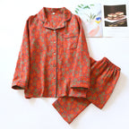 Luxury Floral Cotton Pajama Set