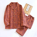 Colorful Patterned Long Pajama Set