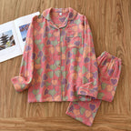 Heart Print Pajama Set