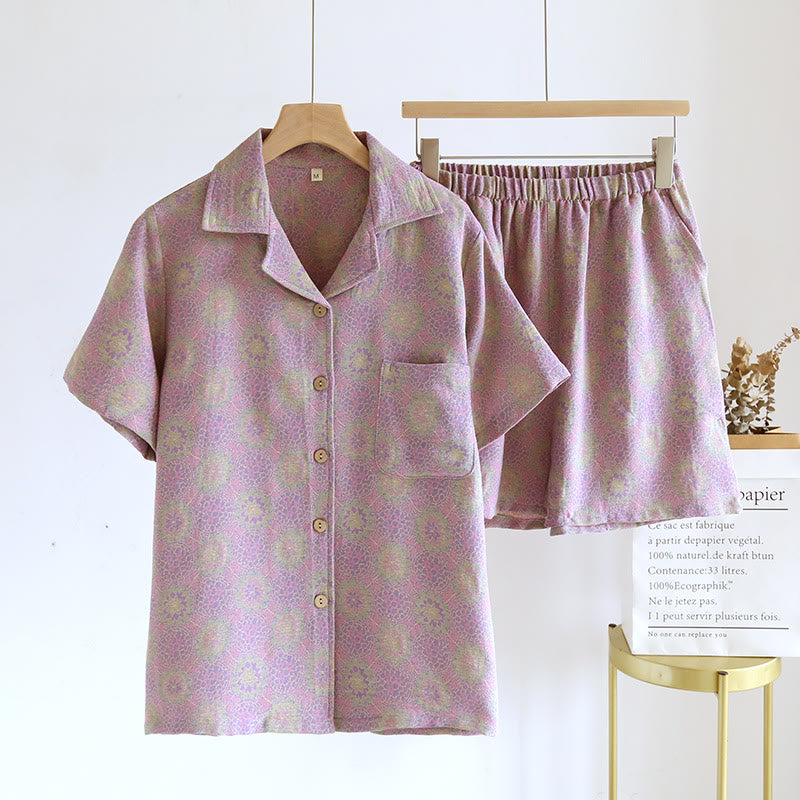Purple Short Set