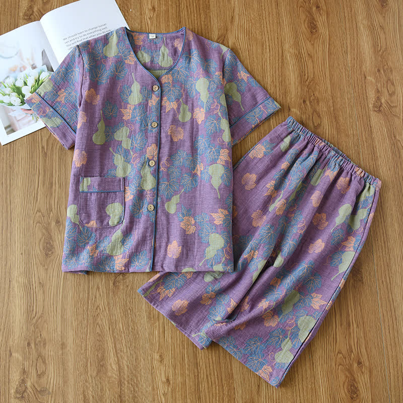 Gourd Short Pajama Set