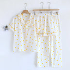 Conjunto de pijama de algodón adorable (3 piezas)